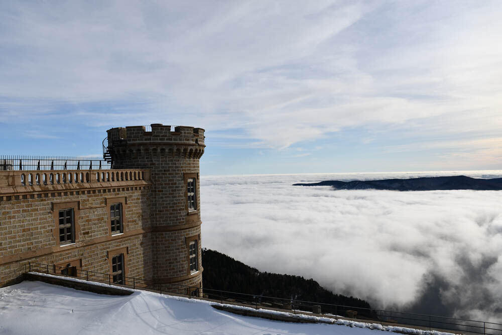 Observatoire du Mont Aigoual vue Ouest